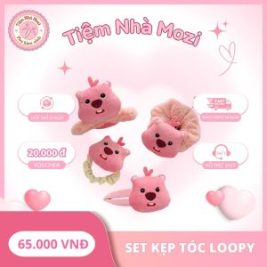 SET KẸP TÓC LOOPY