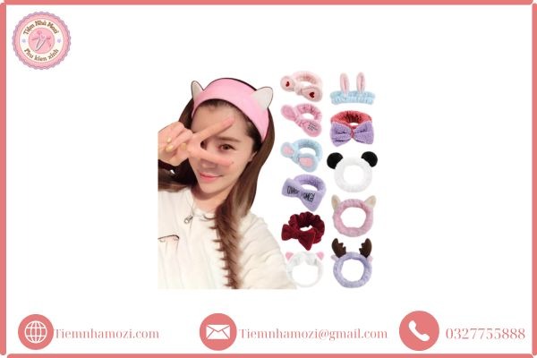 băng đô thời trang nữ đính phụ kiện