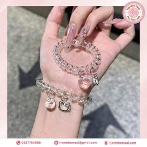 Dây buộc tóc lò xo nhỏ trong suốt