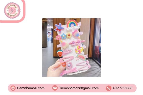 Kẹp tóc cho bé gái đẹp