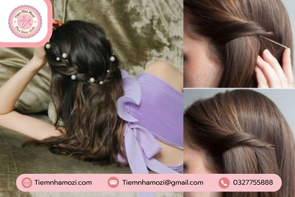 Kẹp tóc cho tóc mỏng - Tiệm nhà Mozi