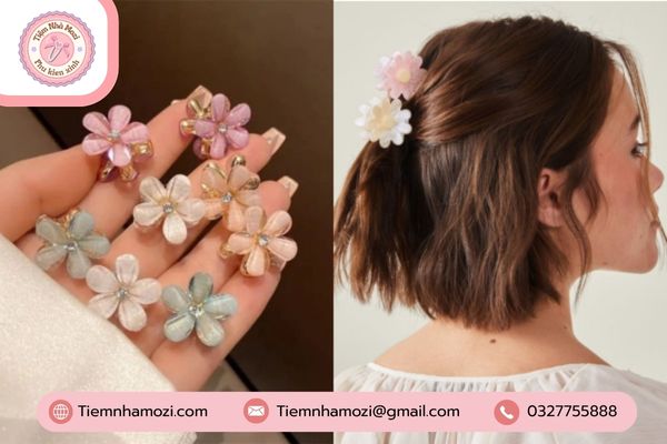 Kẹp tóc cho tóc mỏng - Tiệm nhà Mozi