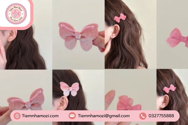 Kẹp tóc cho tóc mỏng - Tiệm nhà Mozi
