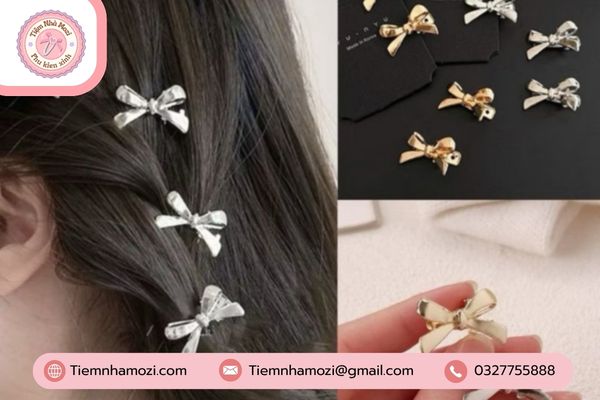 Kẹp tóc cho tóc mỏng - Tiệm nhà Mozi