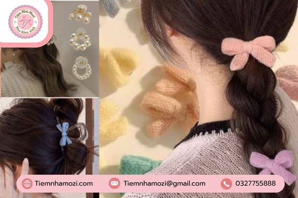 Kẹp tóc cho tóc mỏng - Tiệm nhà Mozi