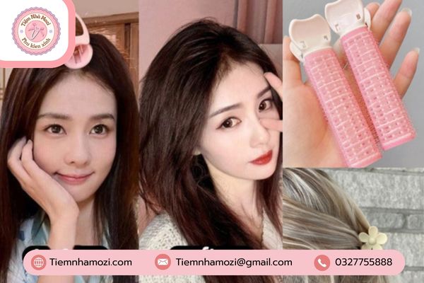Kẹp tóc cho tóc mỏng - Tiệm nhà Mozi