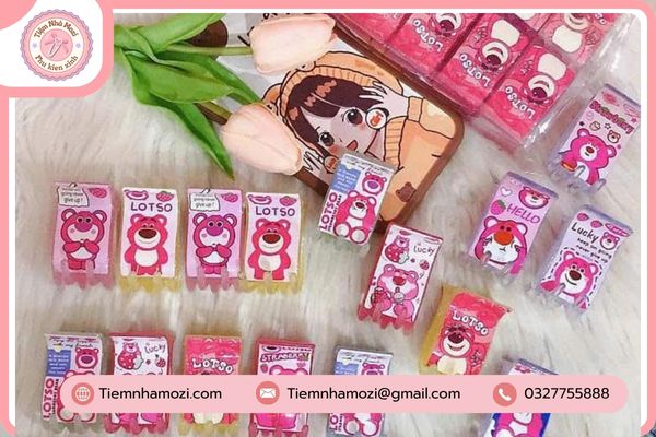 Kẹp càng cua 5 răng cute gấu bông lotso