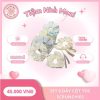 Set 6 scrunchies buộc tóc vintage dễ thương – vải voan, ren, nơ bánh bèo Hàn Quốc - Tiệm Nhà Mozi