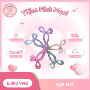 Kẹp Tóc Càng Cua Hình Nơ Nhựa Bóng Thời Trang Cho Nữ - Tiệm Nhà Mozi