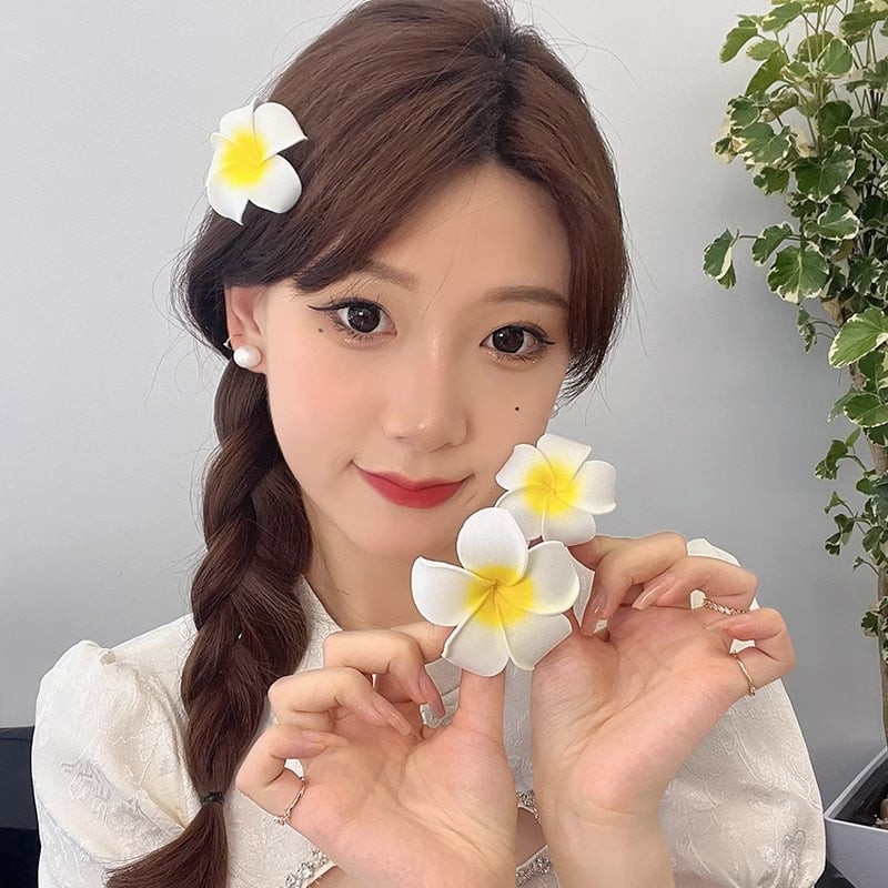cài tóc hoa sứ