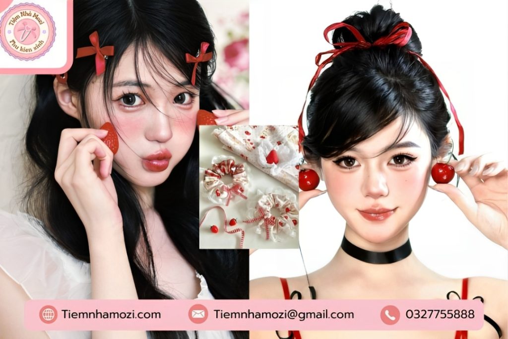 Dây Buộc Tóc: Phụ Kiện "Quốc Dân" Giúp Nàng Lột Xác Ngọt Ngào & Bay Bổng - Tiệm nhà Mozi