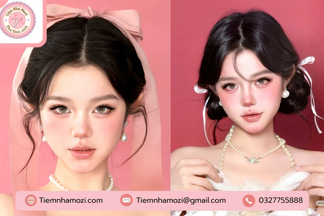Dây Buộc Tóc: Phụ Kiện "Quốc Dân" Giúp Nàng Lột Xác Ngọt Ngào & Bay Bổng - Tiệm nhà Mozi