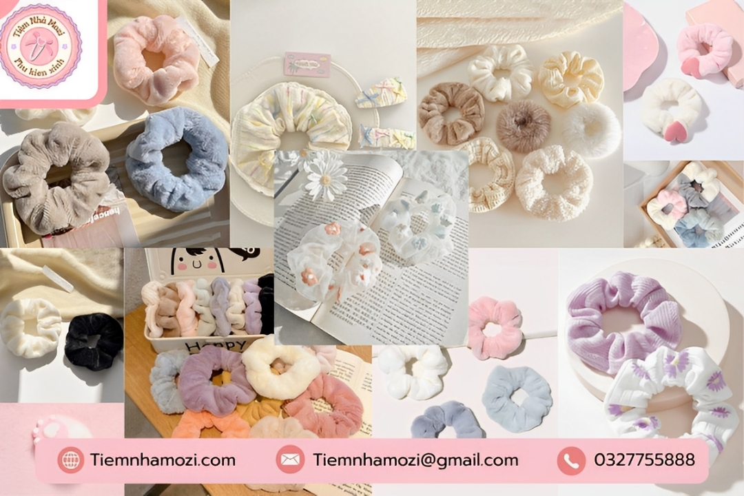 Dây Buộc Tóc: Phụ Kiện "Quốc Dân" Giúp Nàng Lột Xác Ngọt Ngào & Bay Bổng - Tiệm nhà Mozi