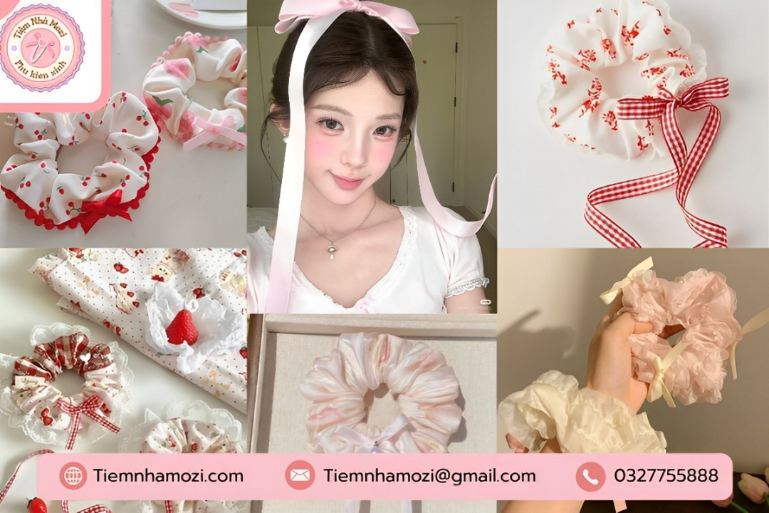 Dây Buộc Tóc: Phụ Kiện "Quốc Dân" Giúp Nàng Lột Xác Ngọt Ngào & Bay Bổng - Tiệm nhà Mozi