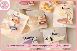kẹp tóc cặp đôi hình thú