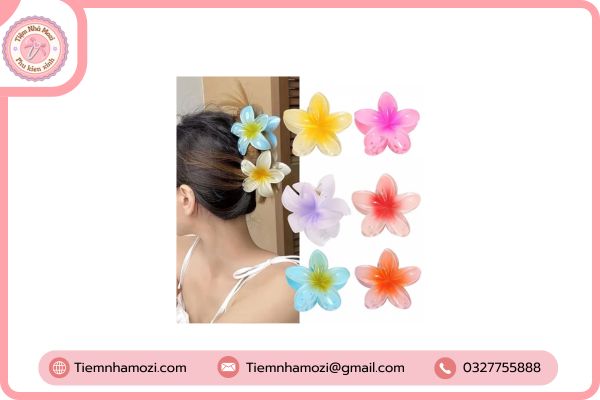 kẹp tóc hóa sứ sang trọng