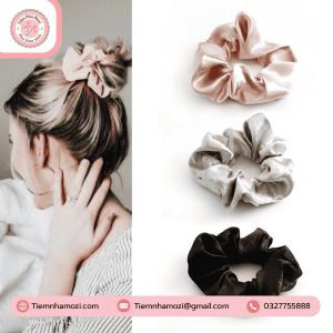 scrunchies cột tóc