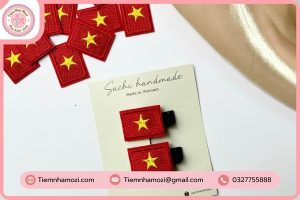 Kẹp Tóc Lá Cờ